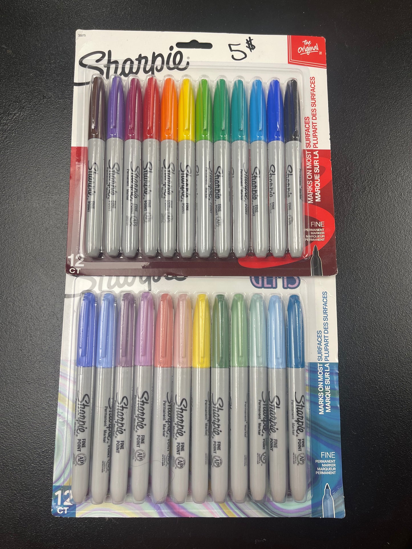 Sharpie permanent mark Various colour 12 packs