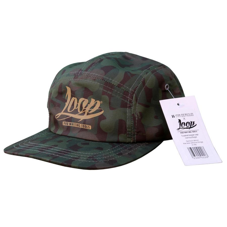 5 Panel hat- Loop x Mr serious - Camo