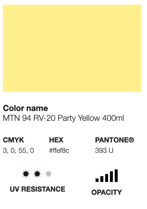 MTN 94-RV-20 Party Yellow