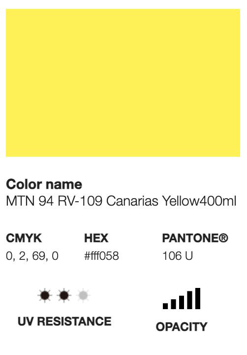 MTN 94-RV-109 Canarias Yellow