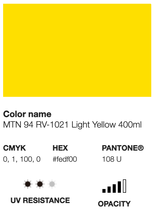 MTN 94-RV-1021 Light Yellow