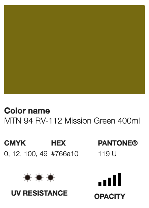 MTN 94-RV-112 Mission Green