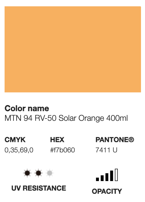 MTN 94-RV-50 Solar Orange