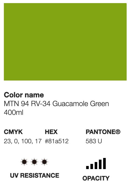 MTN 94-RV-34 Guacamole Green