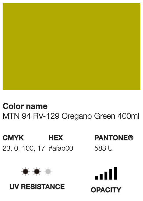 MTN 94-RV-129 Oregano Green