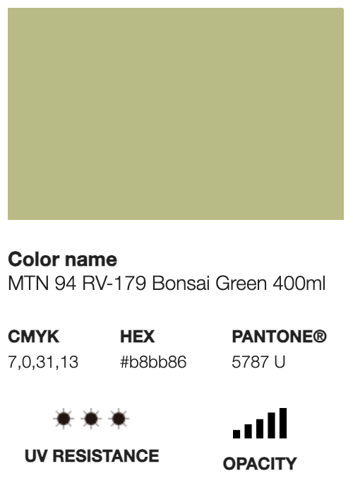 MTN 94-RV-179 Bonsai Green