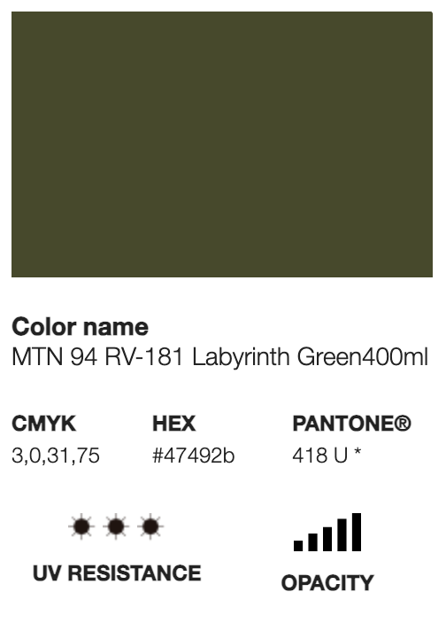 MTN 94-RV-181 Labyrinth Green