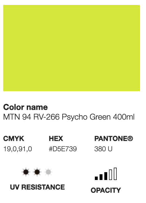 MTN 94-RV-266 Psycho Green