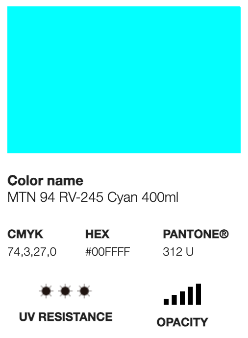 MTN 94-RV-245 Cyan