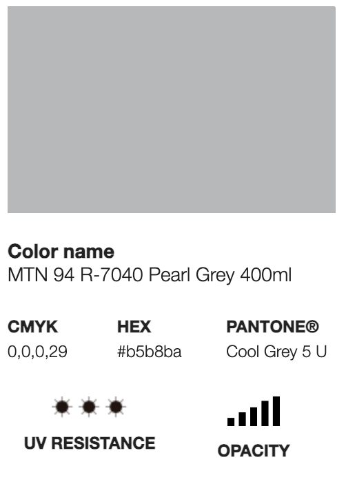 MTN 94-R-7040 Pearl Grey