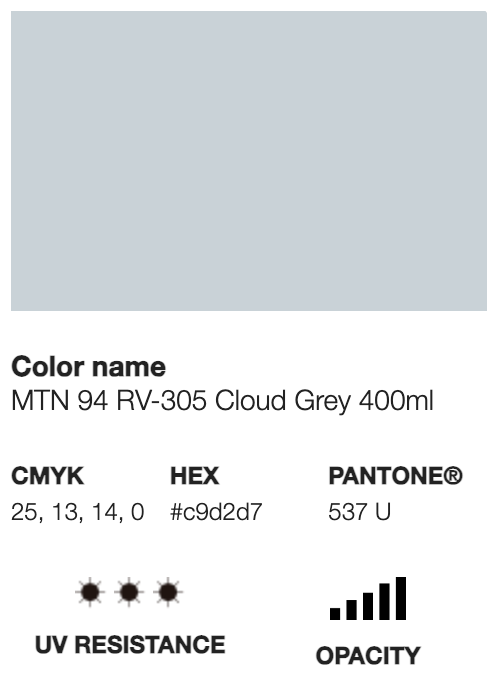 MTN 94-RV-305 Cloud Grey