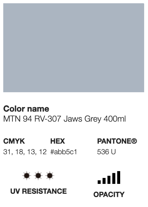 MTN 94-RV-307 Jaws Grey