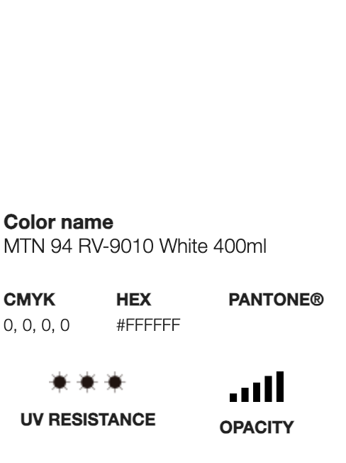 MTN 94-R-9010 White