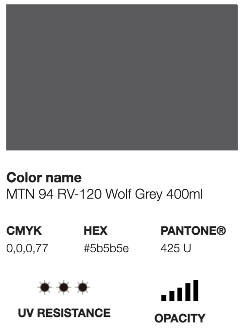 MTN 94-RV-120 Wolf Grey