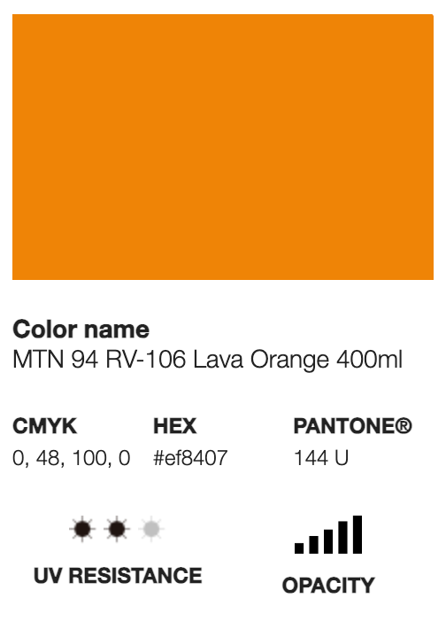 MTN 94-RV-106 Lava Orange