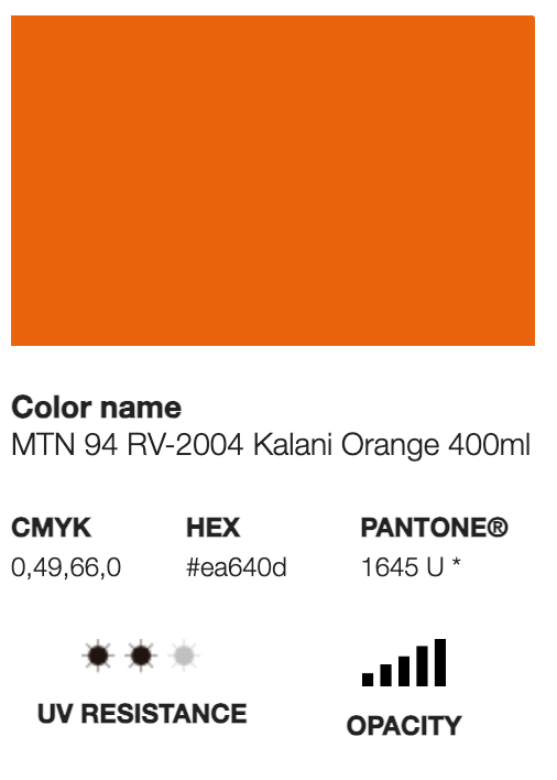 MTN 94-RV-2004 Kalani Orange