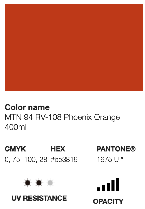 MTN 94-RV-108 Phoenix Orange