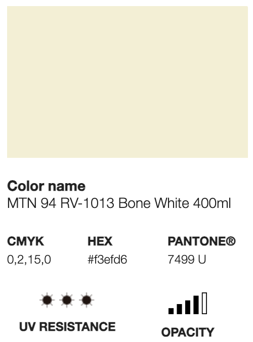 MTN 94-RV-1013 Bone White