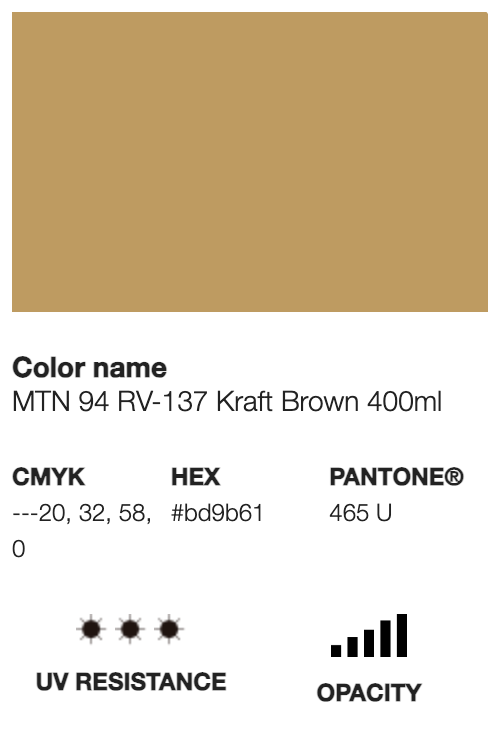 MTN 94-RV-137 Kraft Brown