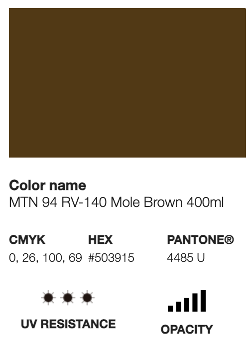 MTN 94-RV-140 Mole Brown