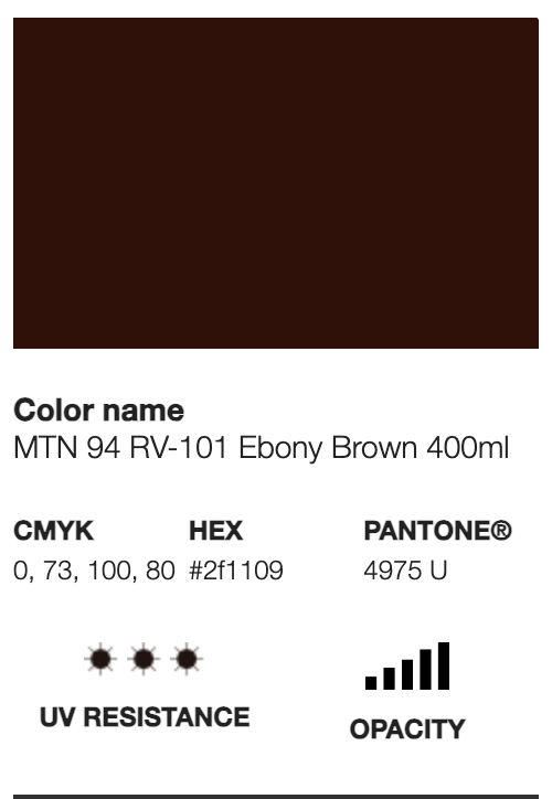 MTN 94-RV-101 Ebony Brown