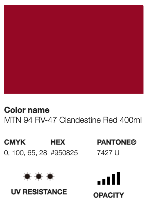 MTN 94-RV-47 Clandestine Red