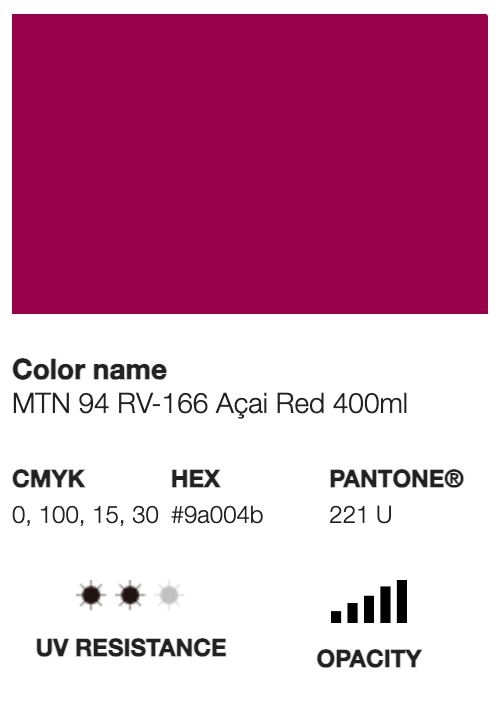 MTN 94-RV-166 Açai Red