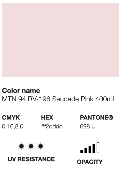 MTN 94-RV-196 Saudade Pink