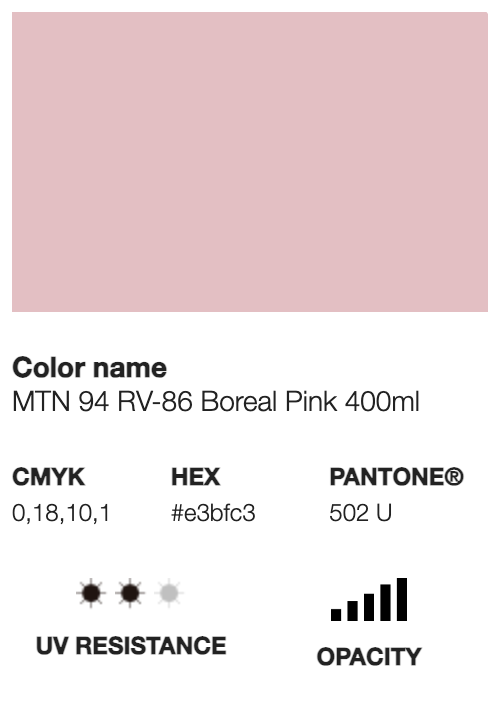 MTN 94-RV-86 Boreal Pink