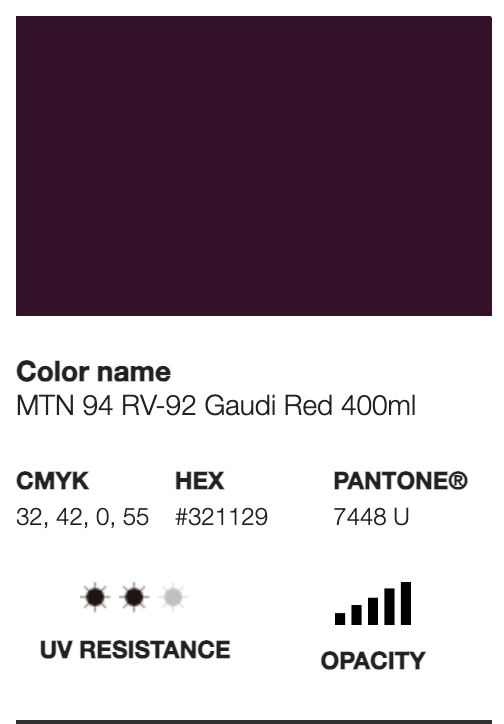 MTN 94-RV-92 Gaudi Red