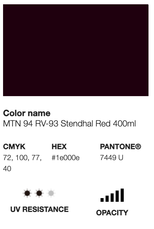 MTN 94-RV-93 Stendhal Red