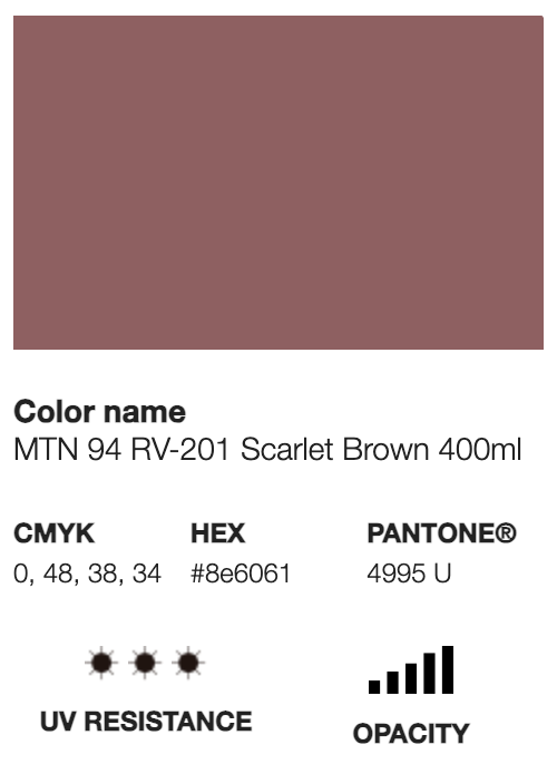 MTN 94-RV-201 Scarlet Brown