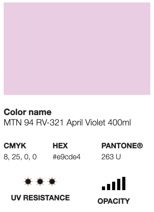 MTN 94-RV-321 April Violet