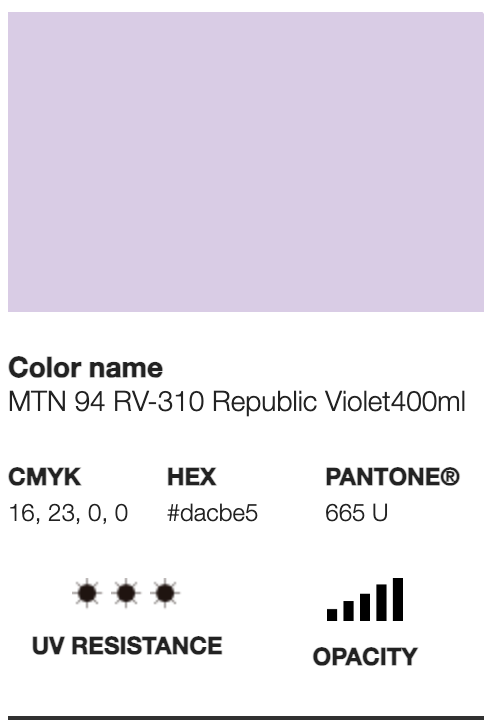 MTN 94-RV-310 Republic Violet