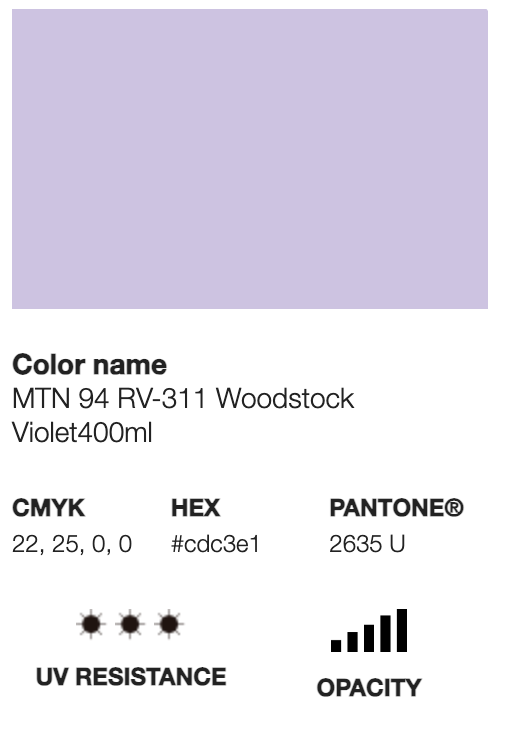 MTN 94-RV-311 Woodstock Violet