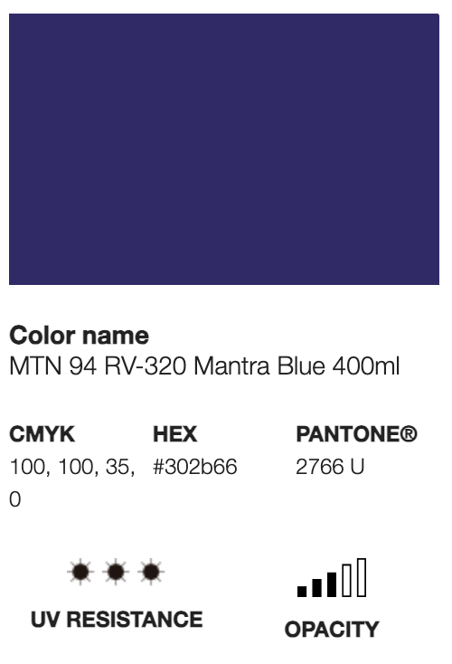 MTN 94-RV-320 Mantra Blue