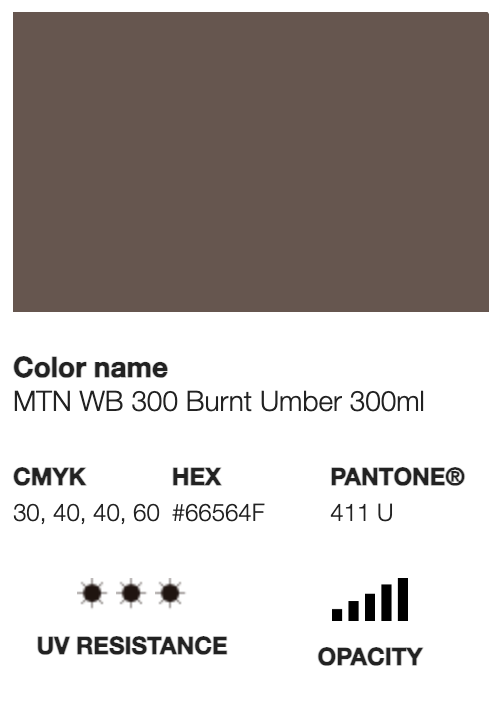 WATERBASE-266 Burnt Umber