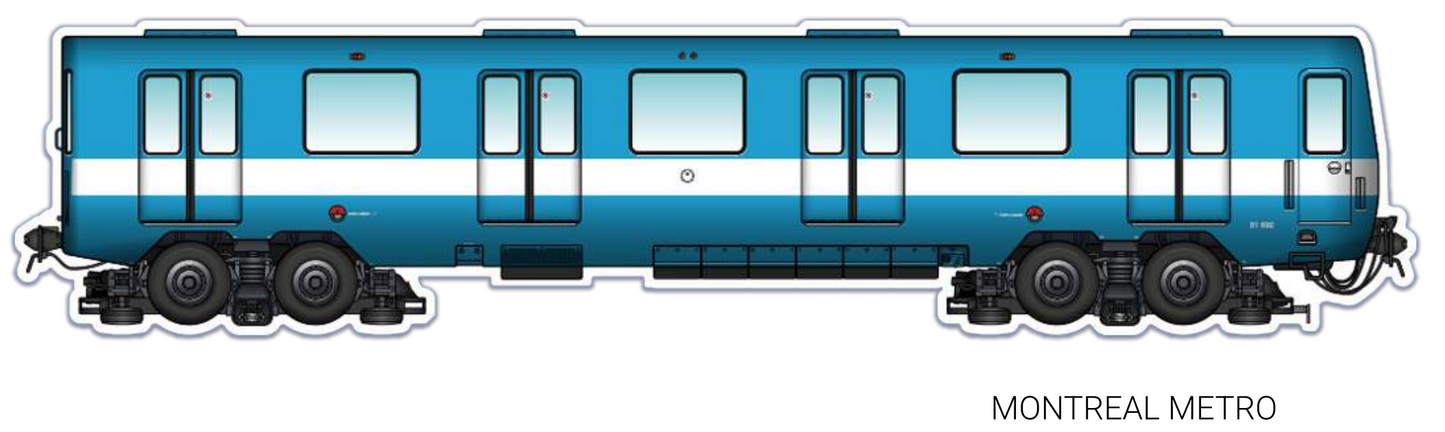 Metro Magnets- Montreal Metro (old model)