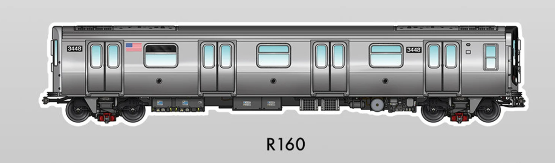 Metro Magnets- NYC MTA -R160