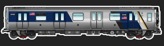 Metro Magnets- NYC MTA - R160 Blue