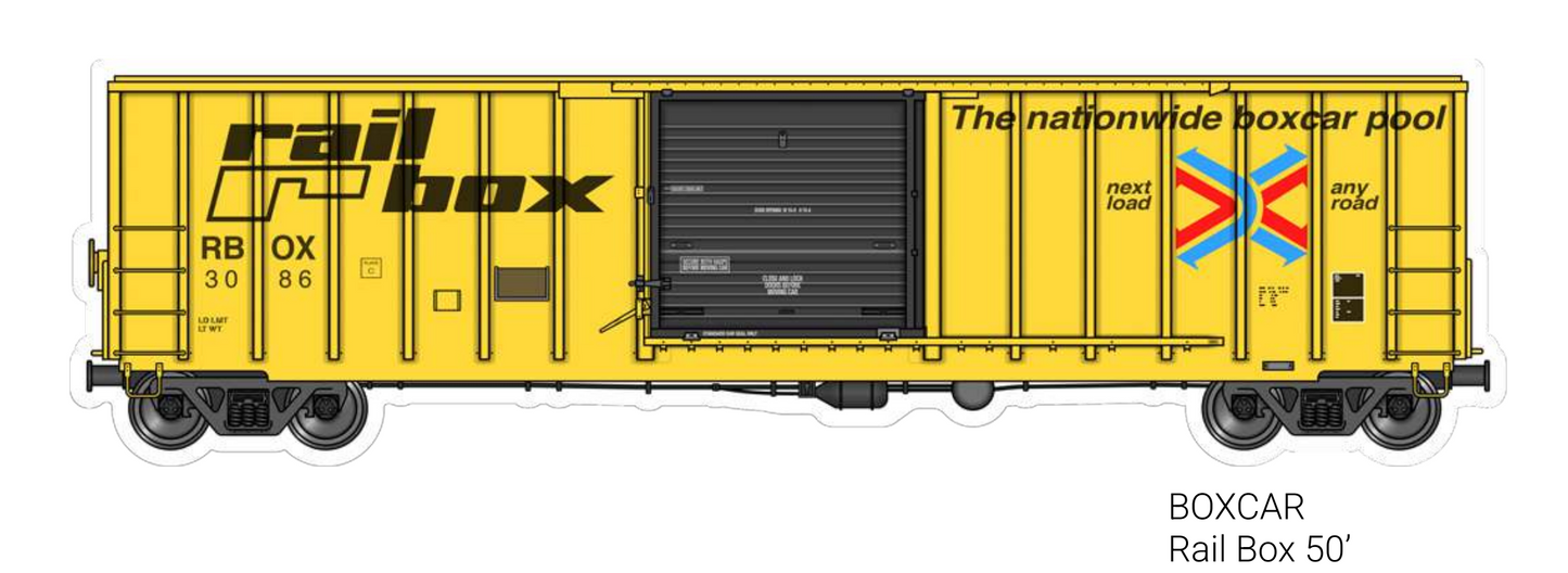 Metro Magnets- Rail Box 50'