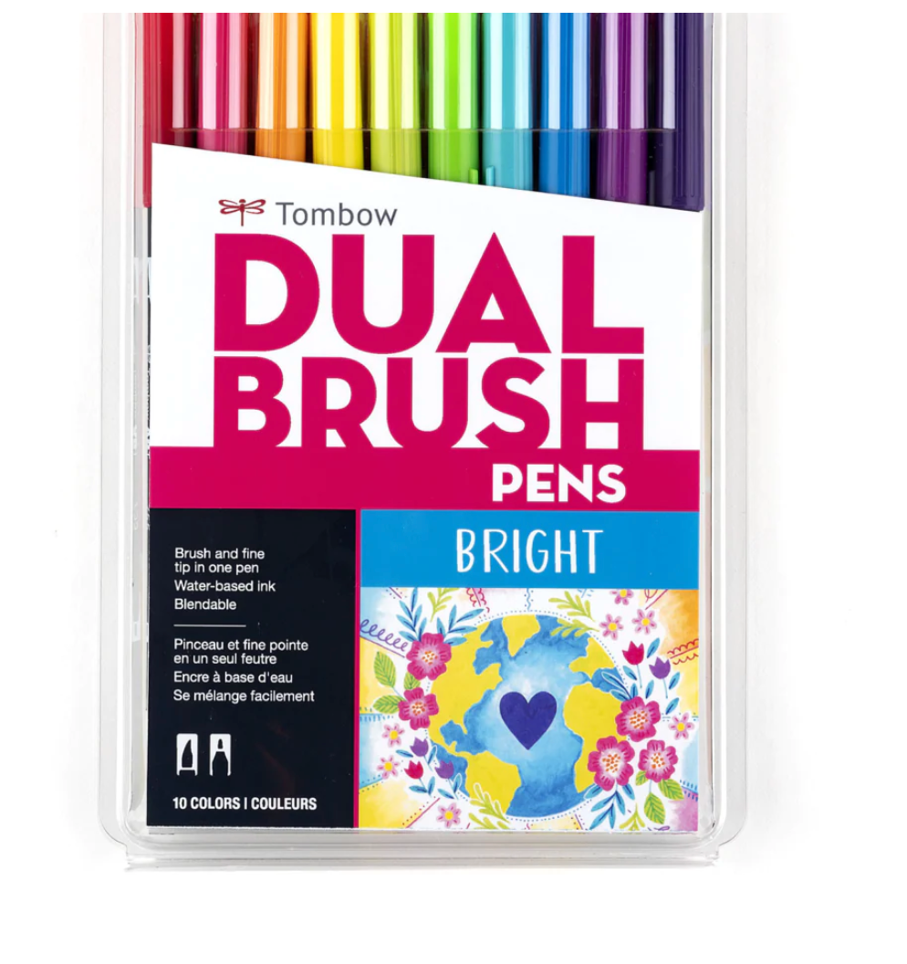 Tombow Dual brush markers- 10 pack