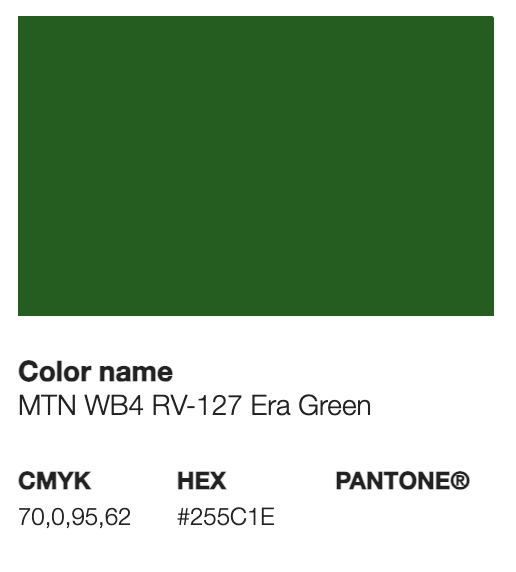 MTN WATER BASE - Era Green 127 -400 Ml Spray paint