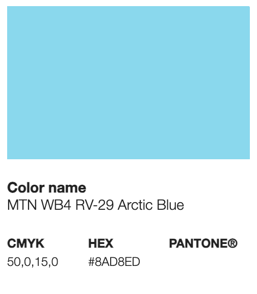 MTN WATER BASE - Arctic Blue - 29 - 400 Ml Spray paint