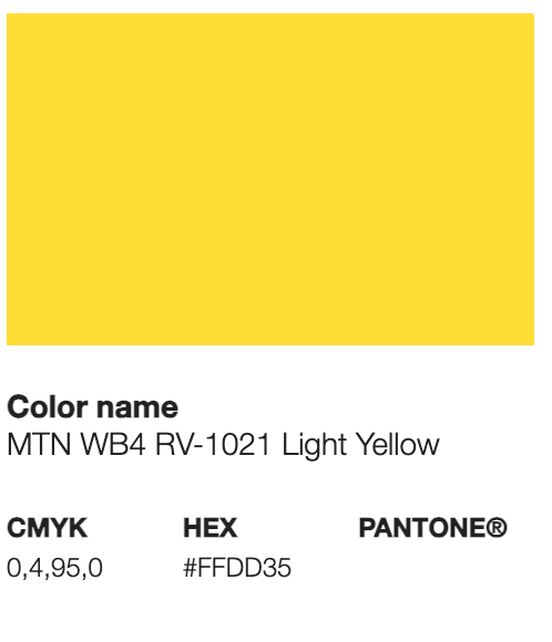 MTN WATER BASE - 1021 Light Yellow - 400ml Spray paint