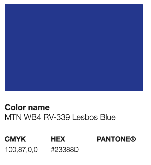 MTN WATER BASE _ 339 Lesbos Blue - 400 Ml Spray paint