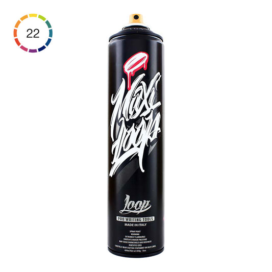 416- Loop Spray paint -Black Maxi 600 Ml